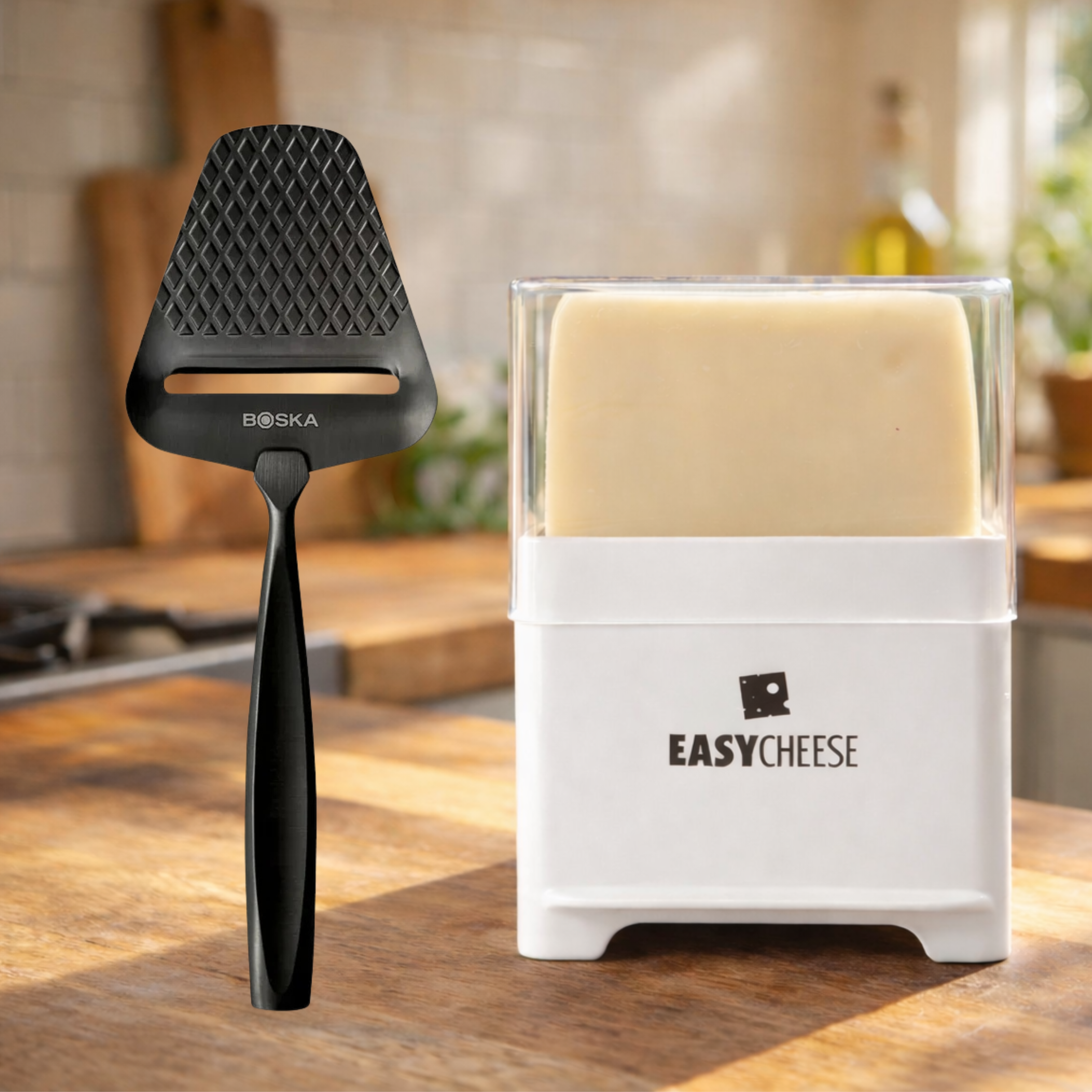 EasyCheese Wit & Boska Monaco+ Dark Kaasschaaf