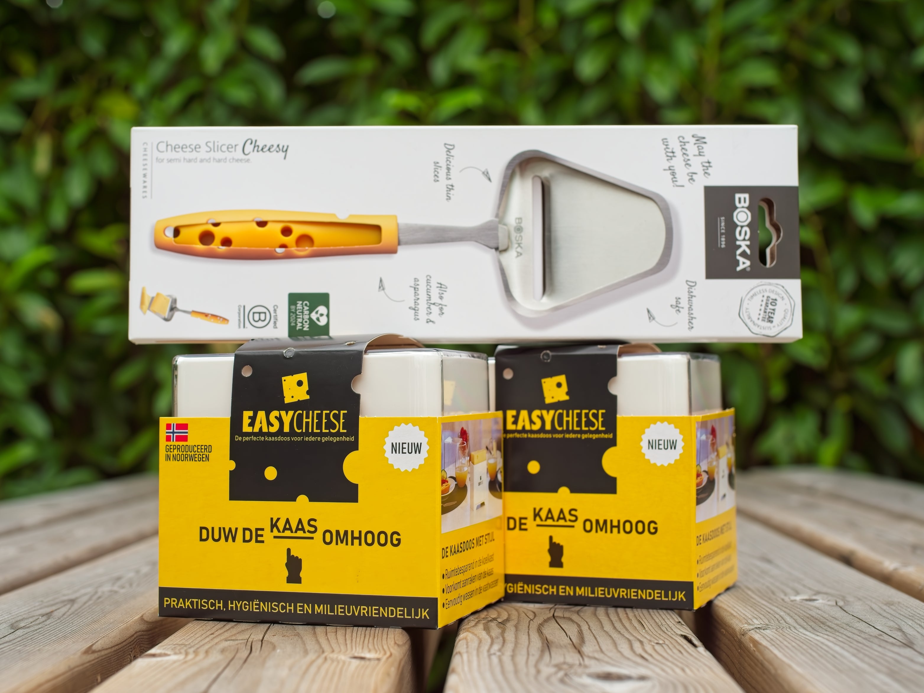 2 x EasyCheese® Kaasdoos Original met gratis Cheesy kaasschaaf