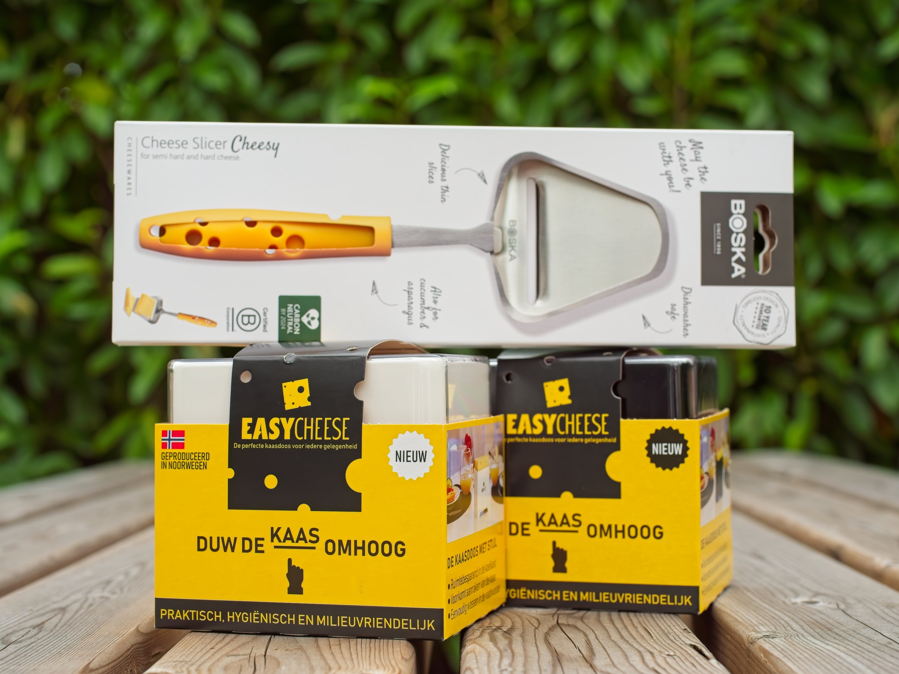 2 x EasyCheese® Kaasdoos Original met gratis Cheesy kaasschaaf