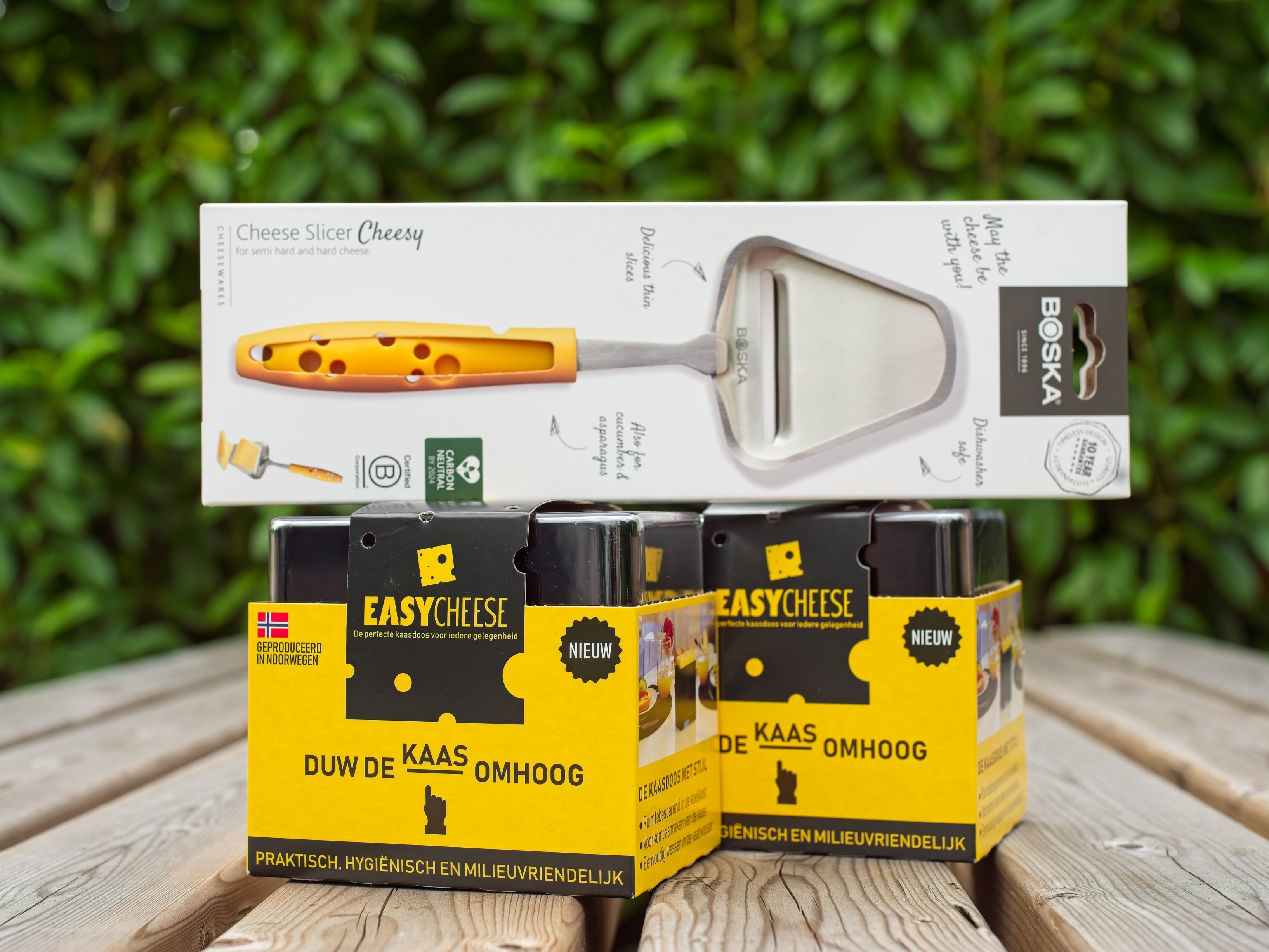 2 x EasyCheese® Kaasdoos Original met gratis Cheesy kaasschaaf