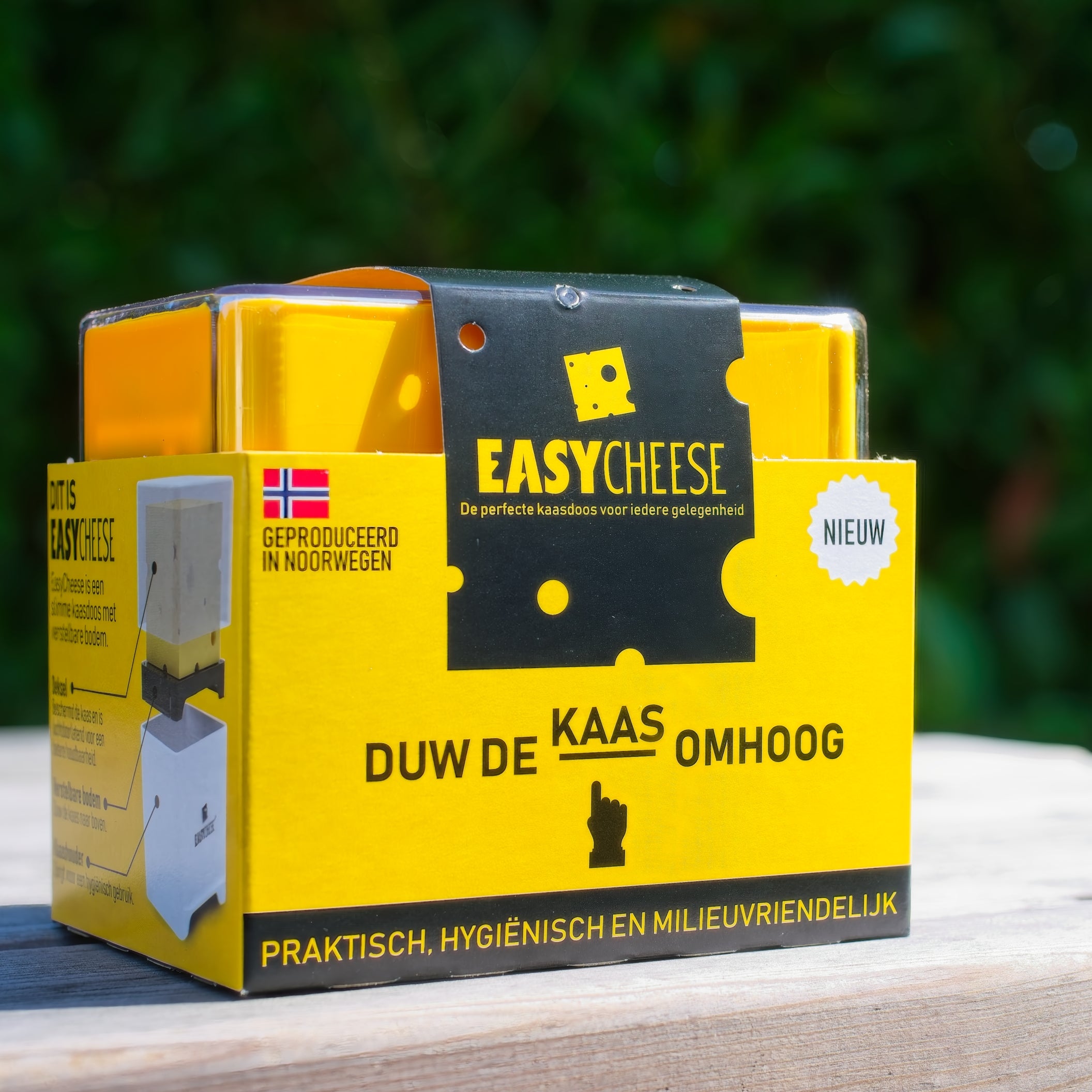 EasyCheese® Käsebox mit höhenverstellbarem Boden – Gelb