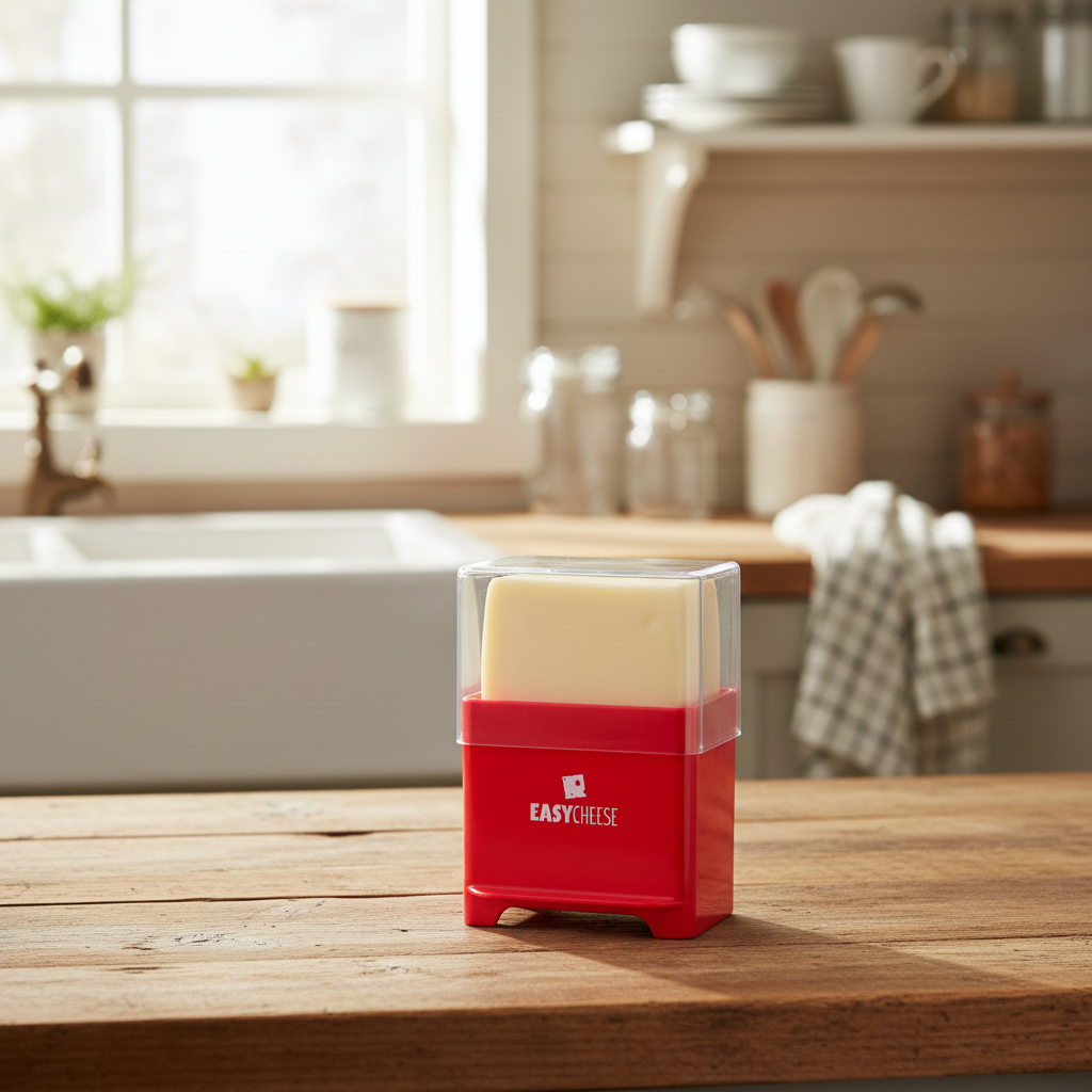 EasyCheese® Kaasdoos met Verstelbare Bodem – Rood - Limited Edition