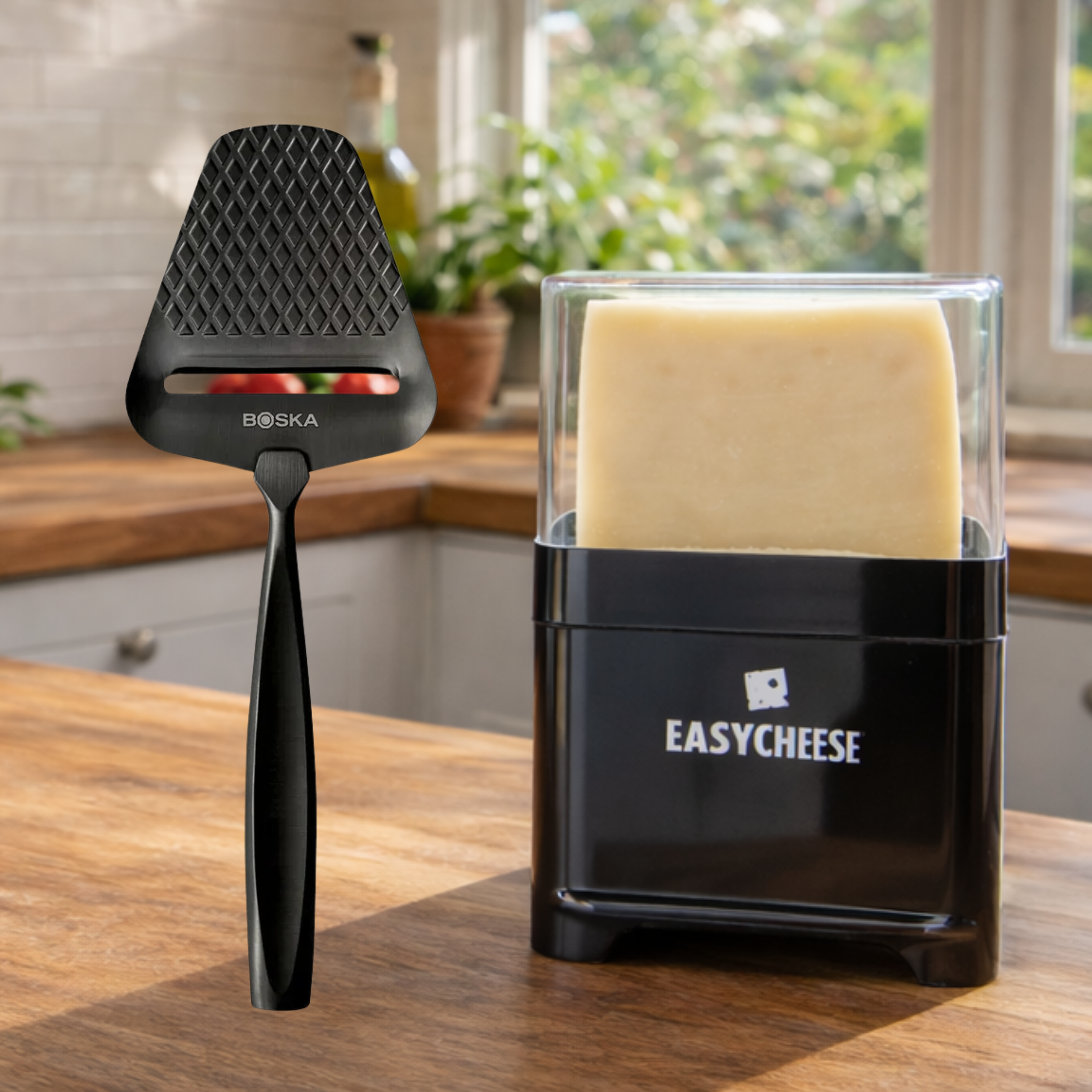 EasyCheese Zwart & Boska Monaco+ Dark Kaasschaaf