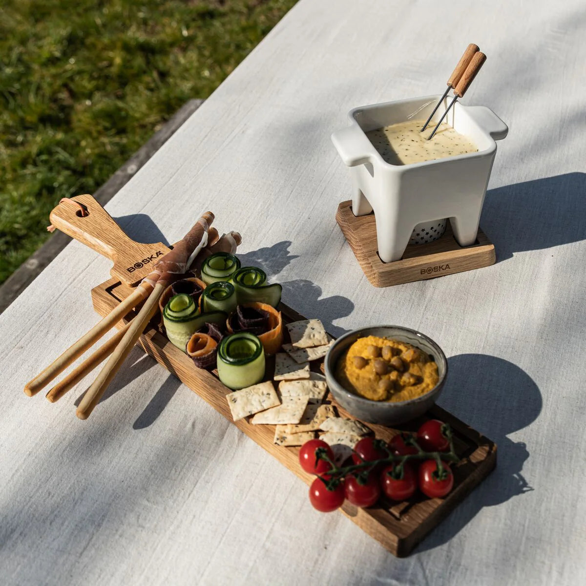 Kaasset Friends - 40 cm Eikenhout