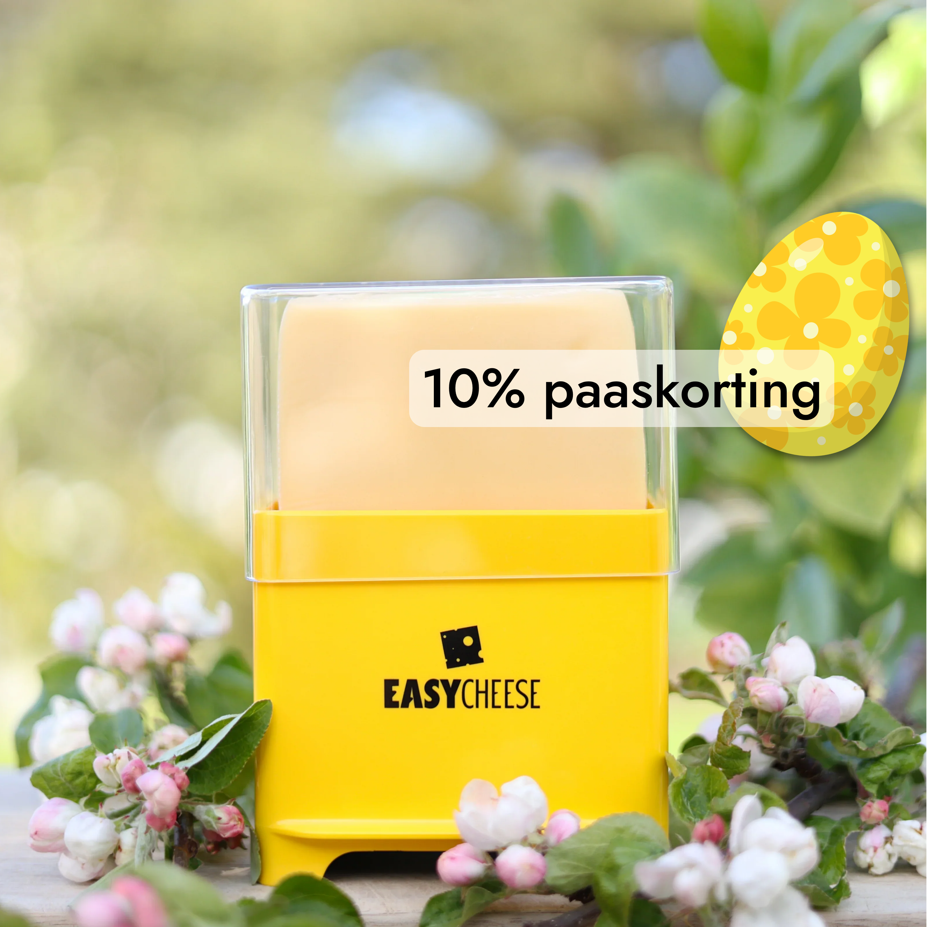 EasyCheese® Kaasdoos met Verstelbare Bodem – Geel.