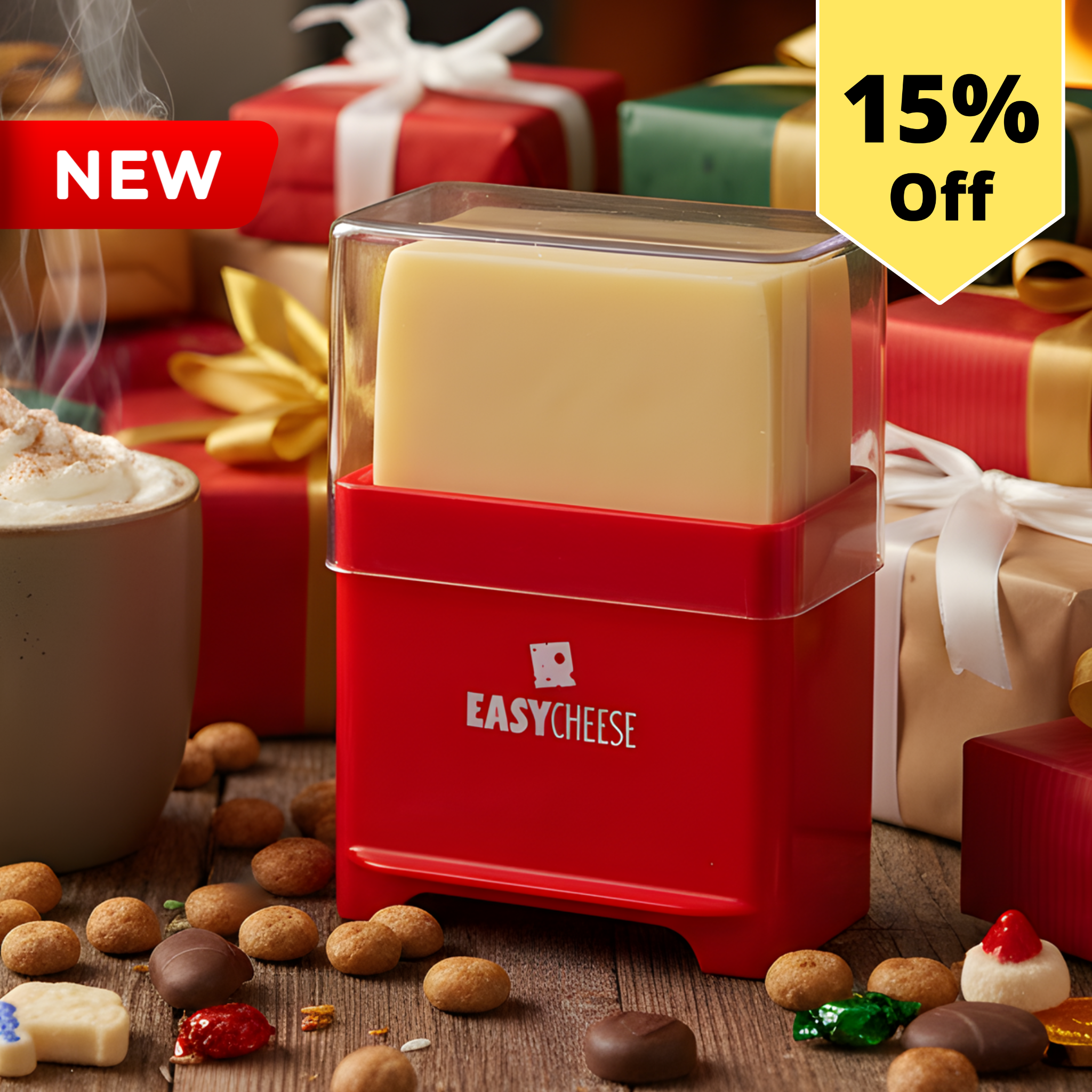 EasyCheese® Kaasdoos Original - Limited Edition Rood -  OP = OP